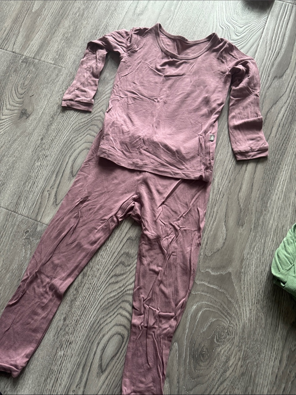 Kyte BABY Teal and Mauve Kids Pajama Leggings Set